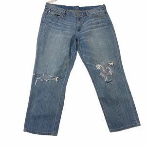 A.N.A. Skinny Boyfriend Crop Jeans Sz 16